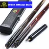 Tipo economico OMIN Lingyun 3/4 snooker Stick fatturazioni fatte a mano con cassa 9,5 mm/10 mm punta di cenere opzionale in legno massiccio