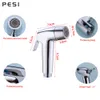 Brass Abs Toilet Toilet Hot Cold Bidet Spray Spray Handhed Handhed Toilet Chaussée Faucet Set Bathroom Set Shattaf Sprayer Jet Douche Kit