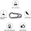 5/10pcs Mini Carabiner Clips Tiny Top Spring Snap Hook klęcznikowy zapięcie przenośna butelka wisząca klamra taktyczna przetrwanie sprzęt