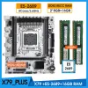 Cartes mères x79 Ensemble de carte mère avec lga2011 combos XEon E5 2689 CPU 2PCS * 8 Go = 16 Go Memory DDR3 1600MHz Kit RAM Support LGA2011 V1 / V2 CPU