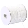 2mm Black White Waxed Cord 10 Meters/Lot Waxed Thread Cord String Strap Necklace Rope For Jewelry Making