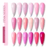 CHUNSHU Nail Gel Polish 10ML Pink Color Series Semi Permanent Varnish Soak Off UV LED Top Base Gel Nail Art Design DIY Manicure