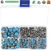 Blue Turquoise Rivets Rapid Rivets Studs Sac Boîte de ceinture Chaussures ACCESSOIRES DE CURT