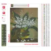 Momoart 5d Diamond Mosaic Lily of the Valley Diamond Paitch