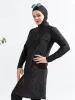 3 pezzi di costumi da bagno musulmani per donne costumi da bagno a manica lunga Maillots de bains musulmani maillot femme musulman burkini modest