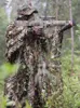 Camouflage bionique de feuilles 3D Fishage ghillie ghillie hremptable tactique d'entraînement militaire vêtements de jungle