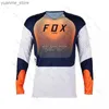 Cykeltröjor toppar Xamo Downhill Jerseys Summer Mountain Bike Polera Shirts Offroad DH Motorcykeltröja Motocross Racing Jersey Y240410