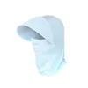 Brede rand hoeden zomer zijden gezicht deksel vrouwen zon hoed met ademende zonnebrand cap outdoor strand anti-uv foldable i3h3