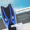 Dykningstillbehör Professionell Vuxen Flexibel och bekväm TPR Anti Slip Swimming Divs Fins Gummi Uppblåsbar Simning Flip Water Sports B Y240419 E1W3