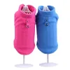 Hondenkleding Fleece Vest Sweater Warme pullover jas met ringring Winterdierenkleding voor kleine honden katten of meisje