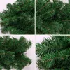 Fleurs décoratives 2,7 m de Noël Couronne artificielle Green Family Party Decoration Enfants Roard Hanging Supplies