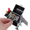 1/12 Scale Cute Bbq Grill Miniature Ornaments Doll House Gadget Kitchen Food Mini Furniture For Dollhouse Kids Toys Hot Sale