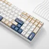 Tillbehör uslion 134Keys Soy Milk Theme KeyCaps PBT Dye SubliMation XDA Höjdprofil för mekaniskt spel Keyboard MX Switches Key Caps