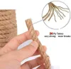 100 ٪ Natural Jute Rope Hemp Hemp Rope String Twine Burlap Jute Twine for Diy Cornsing Gardening Hammock Decor