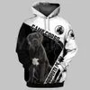 Eigenschaft meines Doberman 3D Printed Hoodies Unisex Pullovers Lustiger Hund Hoodie Casual Street Tracksuit