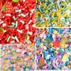 Slime Avrupa stlye karışık renk kil sprinkles karışık şekil yumuşak kil polimer dilimler diy kristal çamur krem ​​dolgu aksesuarları