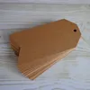 100pcs duży rozmiar 4,5x9,5 cm tagi papierowe Kraft kartonowe tagi prezentowe