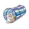 Cat Tunnel Pet Tube Collapsible Cat Play Toy Indoor Outdoor Kitten Puppy Toys Exercising Hiding Training Rabbit Cat Cave Tunnel