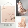 Écharbes matériaux Assurée 100% écharpe en soie pour femmes Natural Soft plus Spring Summer Art Paint STYLE Large taille plus Silk Silk 240410