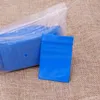 Yüksek kaliteli 100pcs/lot mini turuncu tüylü ziplock torbalar kalın yeniden işlenebilir torbalar plastik fermuar kilit çantaları hediye ambalaj çantaları