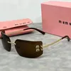 Designer MLU Óculos de sol para mulheres Óculos de sol MLU Óculos de sol Glass de pista de óculos quadrados Tons de óculos de sol Travel Driving Sunglass