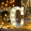 Aydınlık Led Mektup Işıkları İngilizce Alfabe Gece Işık Romantik Düğün Partisi Dekor Işıkları Yatak Odası Led Gece Lambası