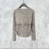 Mivmiv Women Women Womens Sweaters Designer Fashion Diamond Knitwear Слим с длинными рукавами