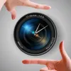 Фотография Зум Цвет Фотография ISO Exeprose Custom Print Watch Camera Len Clock Home Decor Фотограф Reloj Pared