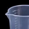 Househould Portable Clear Plastic Graduated Measuring Cupws Baking Beaker Liquid Measure Jug Transparent Cup Container