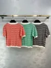 Mingyuan style knitted short sleeved top