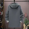 Men's Jackets 2024 Autumn And Winters Classic Fashion In The Long Windbreaker Casual Loose Large Size High-Quality Coat S-6XL