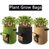 Potatispanna växt odlar väskor jardin plantering väska hem trädgård frukt tyg växter växer fuktgivande 4/7/10 gallon