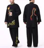 Aangepaste unisex Summerspring Embroidery Dragon/Phoenix Martial Arts Kung Fu Clothing Tai Chi Taiji Pakken Wushu -uniformen