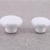 1pc 32 mm 38 mm weißer Keramikschrankknopf Möbelgriff für Küchenschublade Zieh Keramikknöpfe Tür runde Knopf