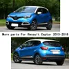 Bilstyling Cover Detector Stick Frame Lamp Trim Abs Chrome Door Handle ARMREST HANTRAIL FÖR RENAULT CAPTUR 2015 2016 2017 2018