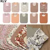 Floral Vintage Baby Boys Girls Newborn Bibs Waterproof Saliva Towel Burp Cloth Floral Print Feeding Boys Girls Bandana