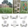 PVC Fittings for Greenhouse Frame Construction, Elbow Corner, Side Outlet Tee, Tent Connection,Furniture Build Grade