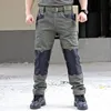 Men Cargo Pants Canvas Trabalho para Fortes Use Calças Men para Reparos da Indústria Oficina de Trabalho Mecânica de Fábrica de Fábrica 240329