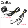 Corda elástica Bungee Shock Cord Hook Canoe Kayak Paddle Leashol Rod Backpack Backping Surfing Tother Tither Acessórios
