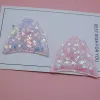 5.8 * 5,5 cm 30pcs / lot Sequin Cat Cat Plaid APPIQUE POUR LES ACCESSOIRES DE CHEIL ENFANTS DIY, Appliques pour vêtements de couture