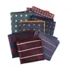 Men Square Polyester Jacquard Mandkerchiefs Vintage Classic Men Pocket Pocket Pocket Fory Party Square Mandkerchief Hanky ZB608