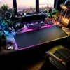 Gaming luminous mouse bloc rgb colorido de tamanho grande de tamanho grande e panor de led led pad esports teclado bloco de teclado