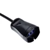 IEC320 C14 to Italy Outlet socket compatible with Schuko CEE,connect the Italy CEI 23-16 Plug to the C14 receptacle power cord