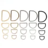 Hengc 30mm 40mm D Dee Ring Metal Buckles LAP WEB för läderbälteskor Väskor Plagget Big Sy Accessory Diy Crafts Wholesale