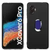 Caixa de suporte do anel para Galaxy Xcover 6 Pro Black fost Mut TPU Tampa à prova de choque para Samsung Galaxy Xcover6 5 4 4s