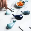 Baguettes créatives mignonnes dessin animées de baleine en céramique Holders de mode porte-table de cuisine support de vaisselle