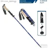 Trekkingpolen Kohlefaser 5-Sektion Ultraleichter Wanderpol Walking Pole Running Wandertrip Alpstock Folding 125cmq