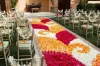 500/1000 pezzi di seta rosa petali artificiali colorati tavolo romantico tavolo coriate argento falsi fiori di matrimonio arredamento per feste