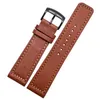 Guarda bande di orologi in pelle vera per cittadini sao arancione BM8475 Eco-Drive CA0695 0690 Waterproof-Sweat Cowhide Watch Strap 22mml2404