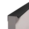 AOBTドレッサーはブラシ付きゴールドブラックキッチンキャビネット収納食器棚引き出しを引っ張るアルミニウム家具ドアハンドウェアハードウェア
